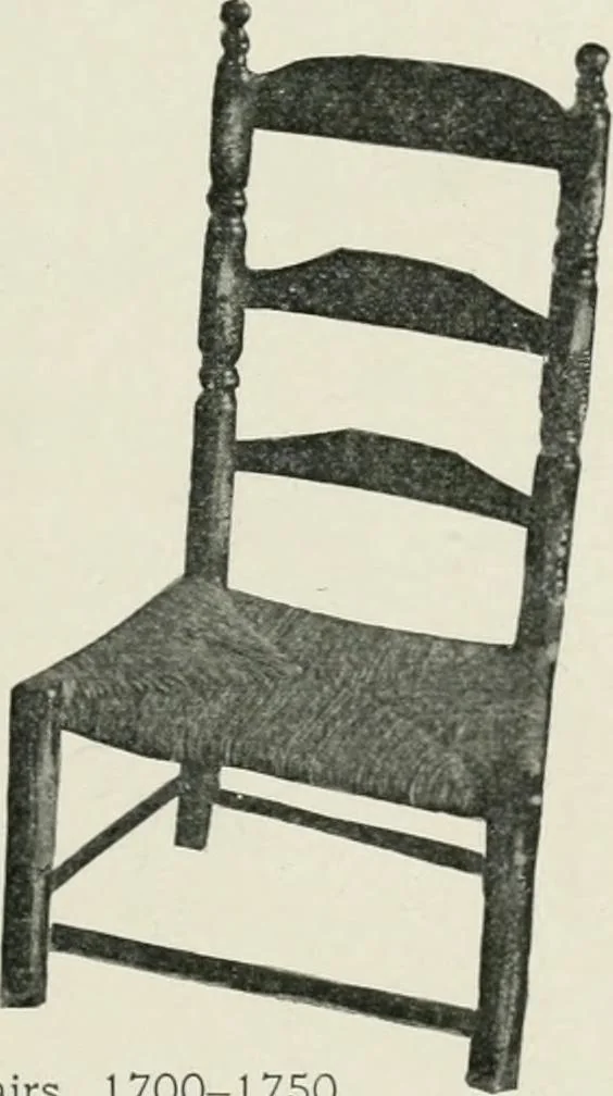 An illustration from Furniture of the olden time, 1902, leaf 179