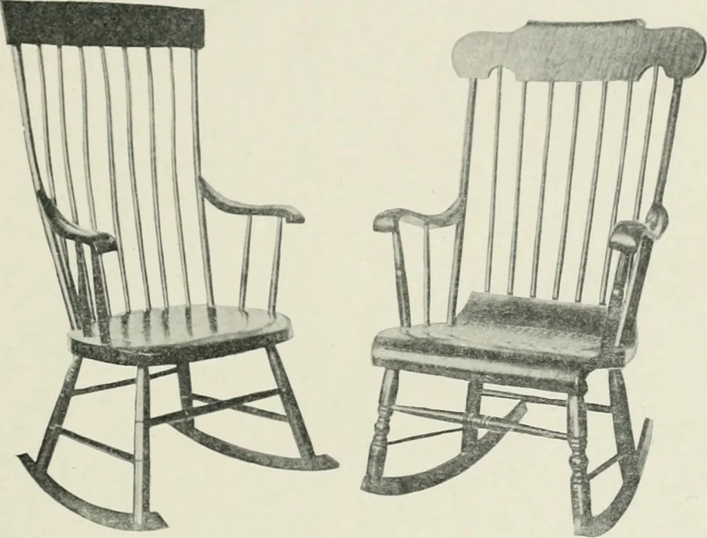 An illustration from Furniture of the olden time, 1902, leaf 185
