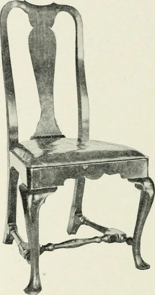 An illustration from Furniture of the olden time, 1902, leaf 186