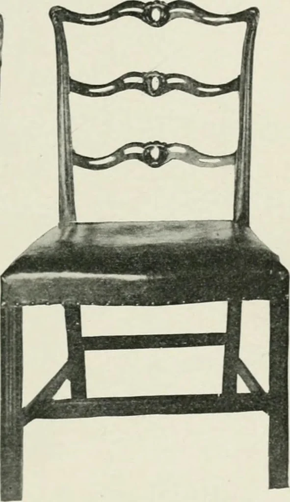 An illustration from Furniture of the olden time, 1902, leaf 203