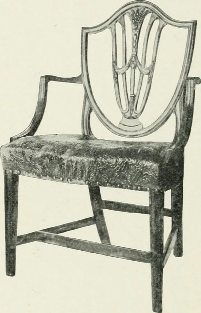 An illustration from Furniture of the olden time, 1902, leaf 204