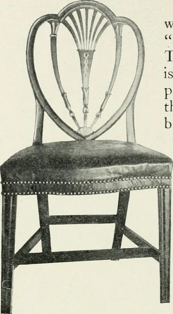 An illustration from Furniture of the olden time, 1902, leaf 208