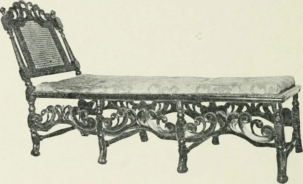 An illustration from Furniture of the olden time, 1902, leaf 220