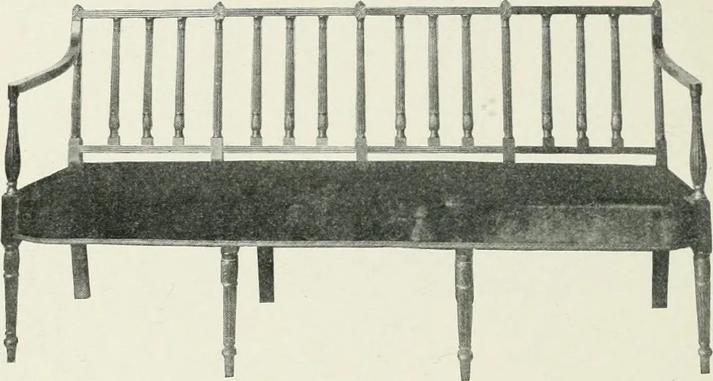 An illustration from Furniture of the olden time, 1902, leaf 228