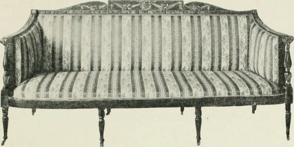 An illustration from Furniture of the olden time, 1902, leaf 229