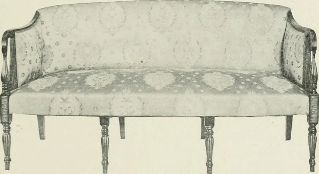 An illustration from Furniture of the olden time, 1902, leaf 229