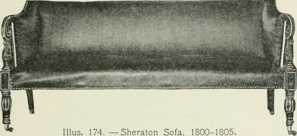 An illustration from Furniture of the olden time, 1902, leaf 231