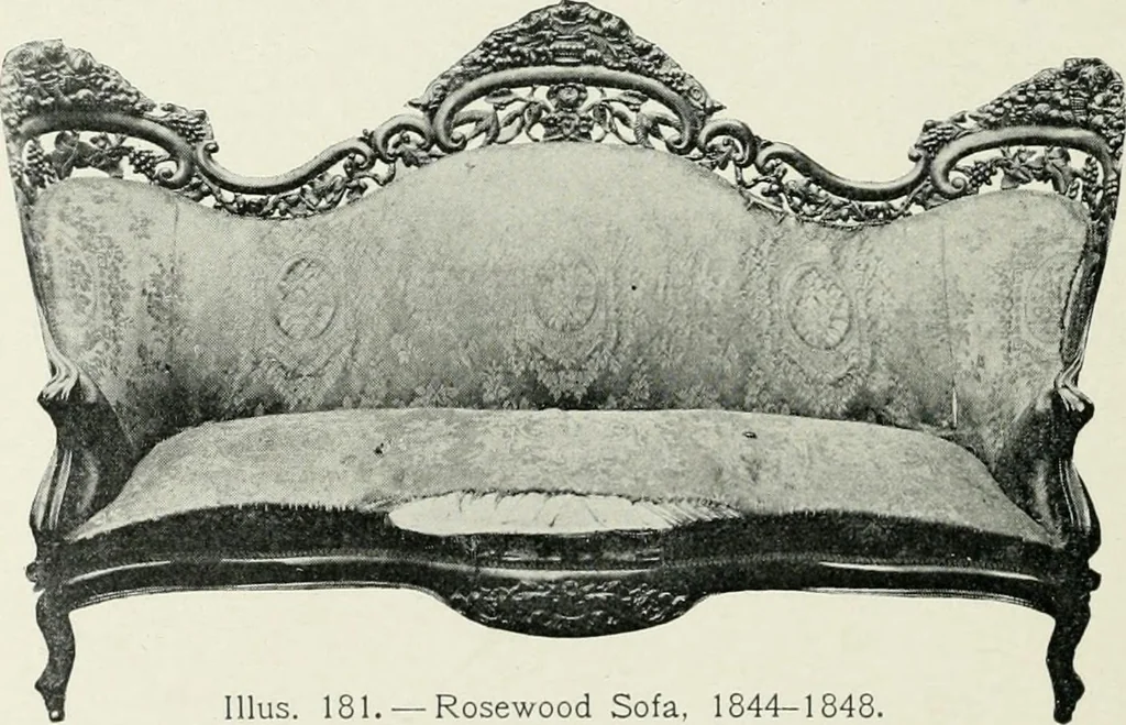 An illustration from Furniture of the olden time, 1902, leaf 238
