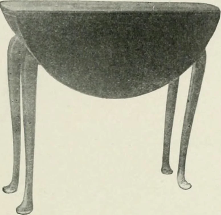 An illustration from Furniture of the olden time, 1902, leaf 249