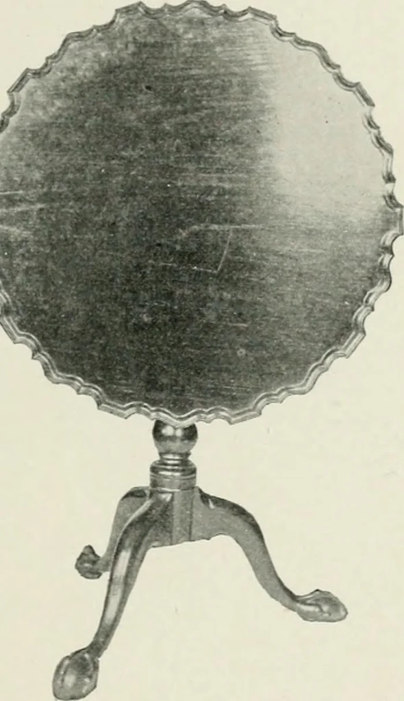 An illustration from Furniture of the olden time, 1902, leaf 251