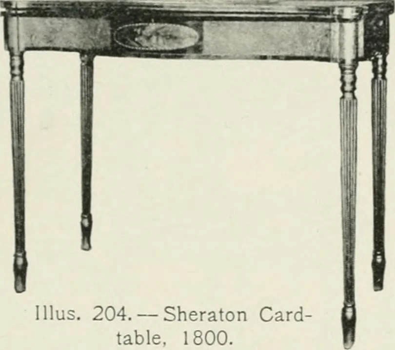 An illustration from Furniture of the olden time, 1902, leaf 263