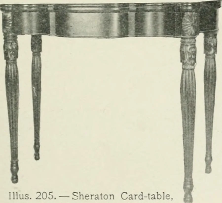 An illustration from Furniture of the olden time, 1902, leaf 263