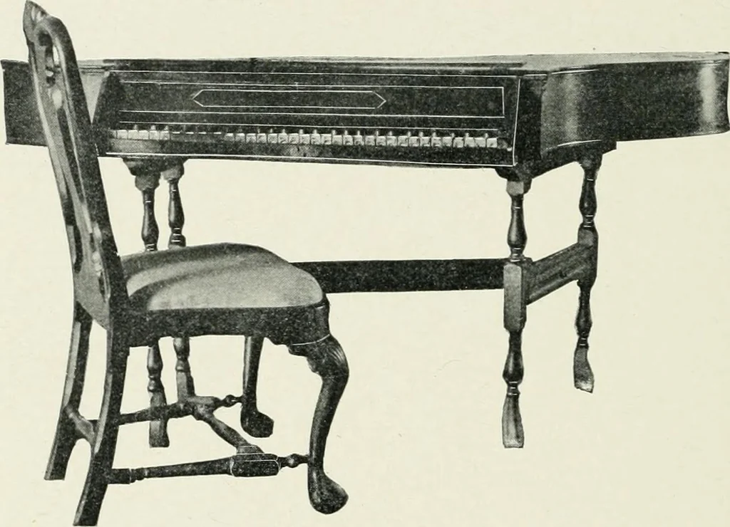 An illustration from Furniture of the olden time, 1902, leaf 276