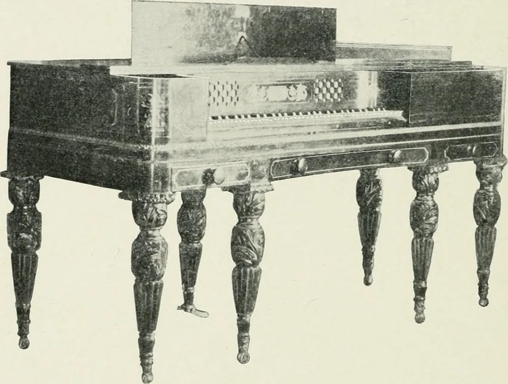 An illustration from Furniture of the olden time, 1902, leaf 288