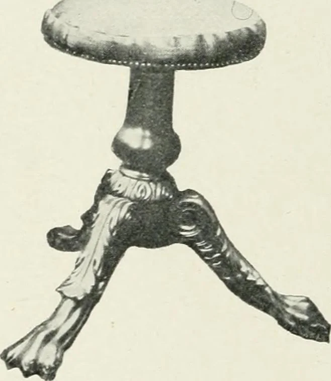 An illustration from Furniture of the olden time, 1902, leaf 292