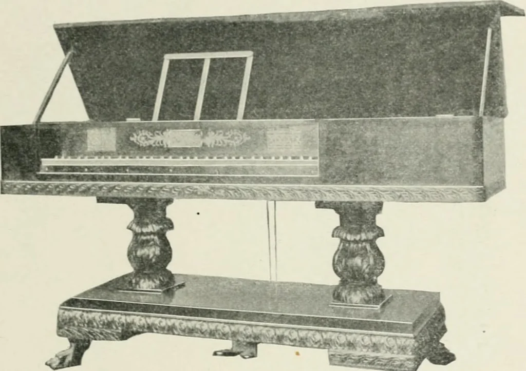 An illustration from Furniture of the olden time, 1902, leaf 295