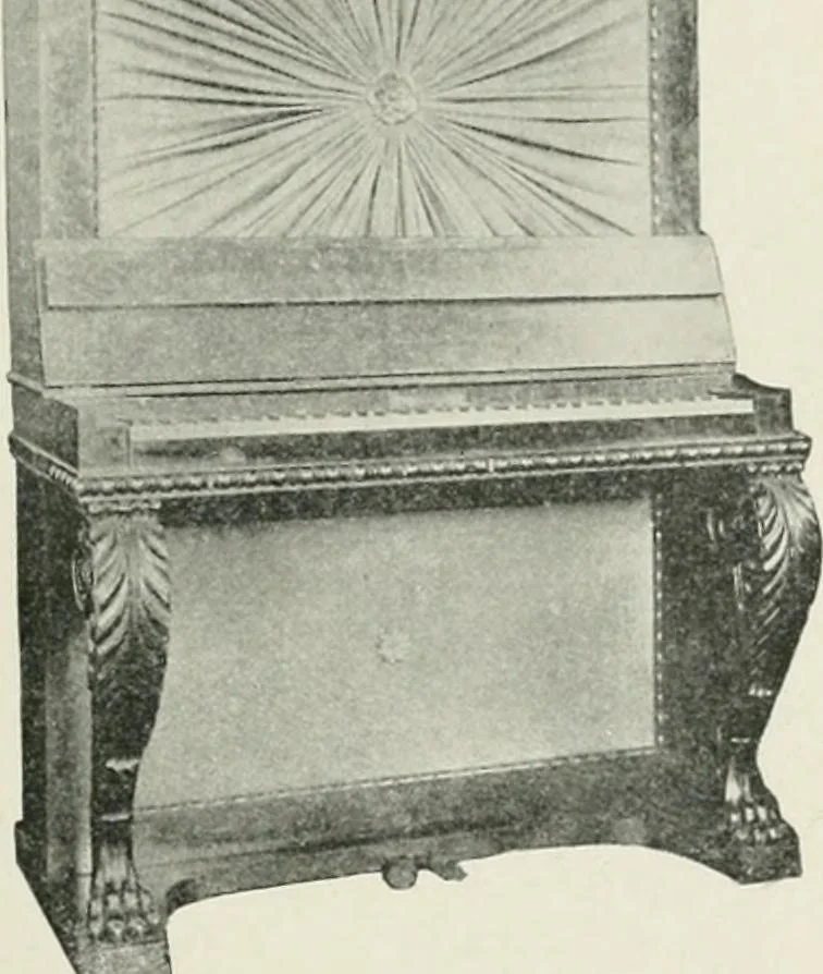 An illustration from Furniture of the olden time, 1902, leaf 305