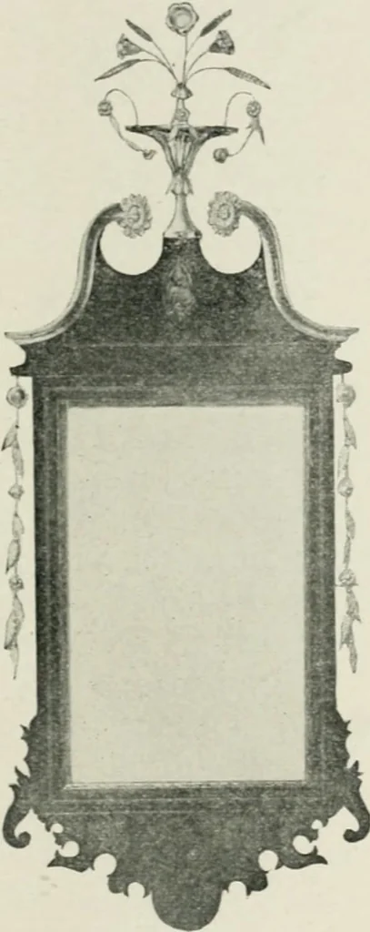 An illustration from Furniture of the olden time, 1902, leaf 311