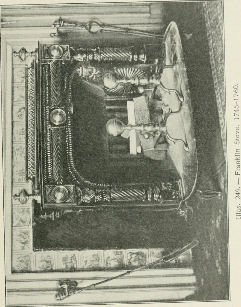 An illustration from Furniture of the olden time, 1902, leaf 321