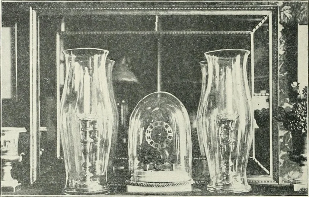 An illustration from Furniture of the olden time, 1902, leaf 328