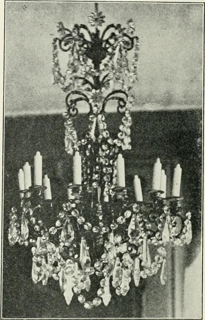 An illustration from Furniture of the olden time, 1902, leaf 330