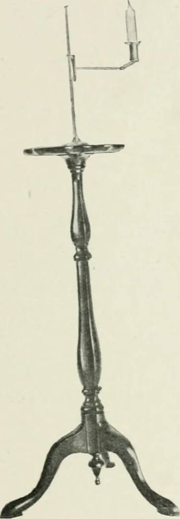 An illustration from Furniture of the olden time, 1902, leaf 333