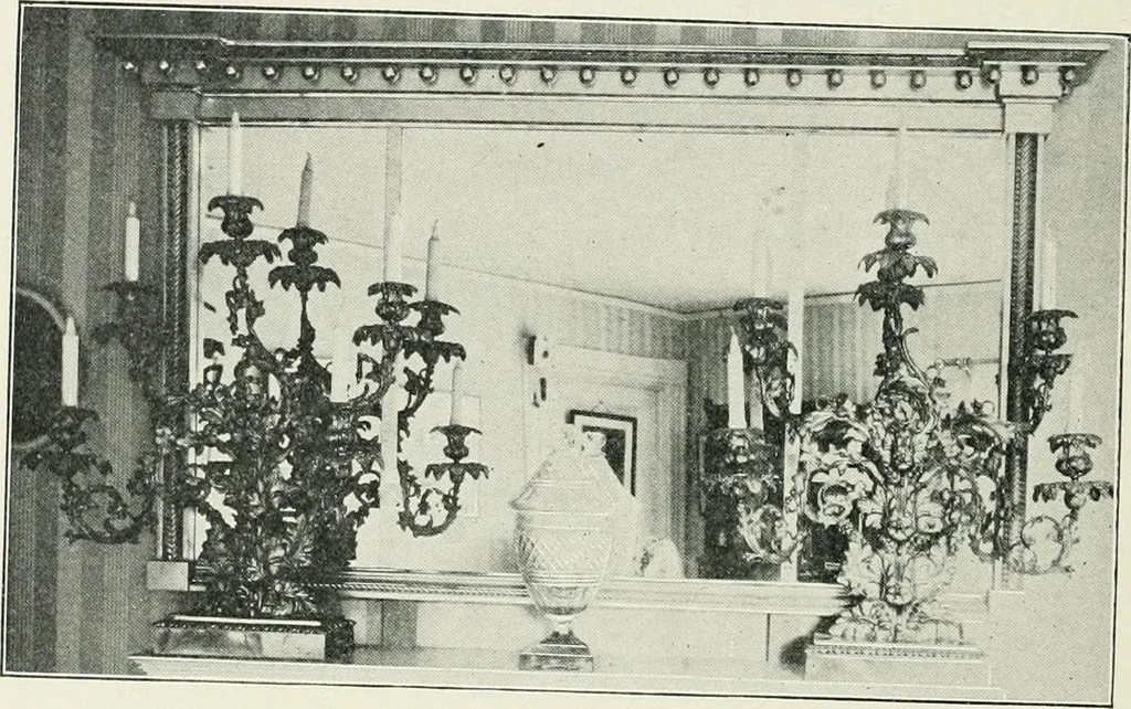 An illustration from Furniture of the olden time, 1902, leaf 336