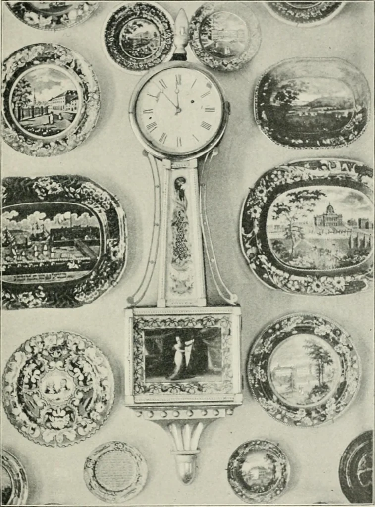 An illustration from Furniture of the olden time, 1902, leaf 353