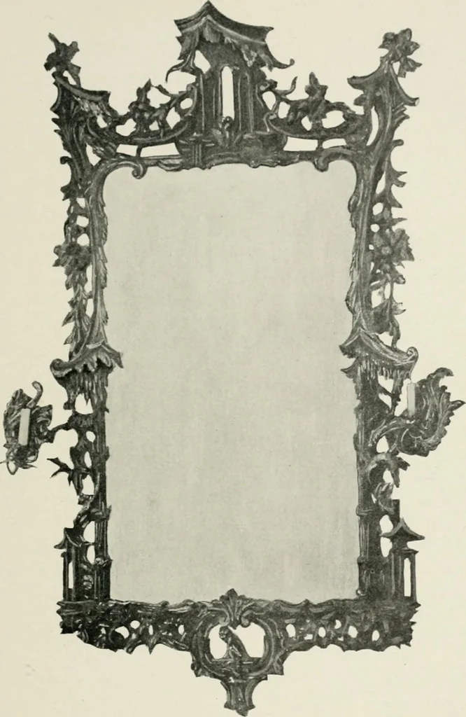 An illustration from Furniture of the olden time, 1902, leaf 365