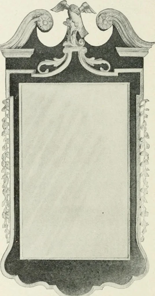 An illustration from Furniture of the olden time, 1902, leaf 372