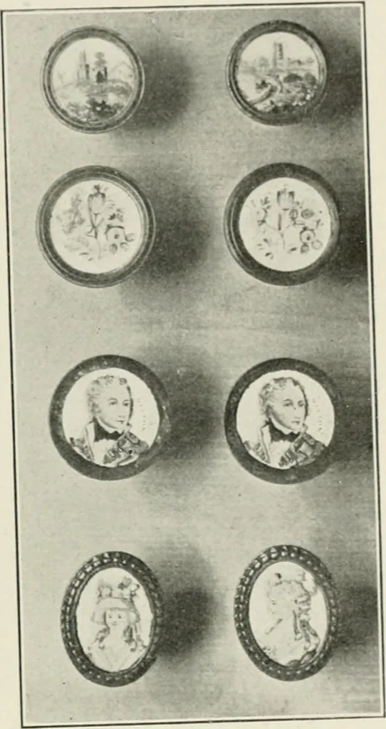 An illustration from Furniture of the olden time, 1902, leaf 375