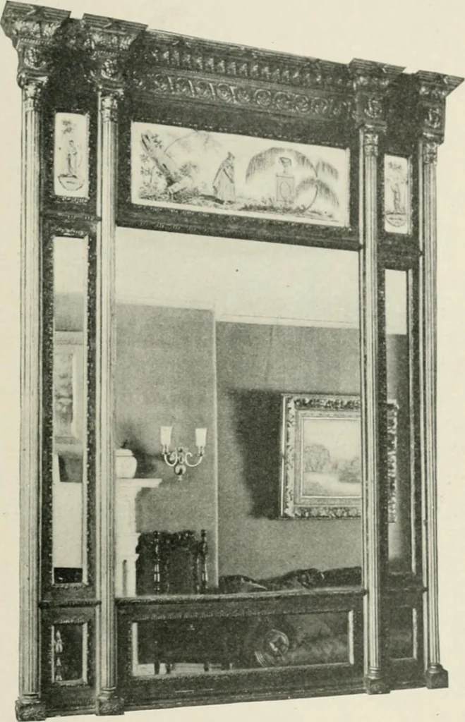 An illustration from Furniture of the olden time, 1902, leaf 379