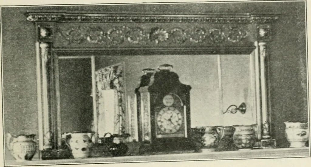 An illustration from Furniture of the olden time, 1902, leaf 383