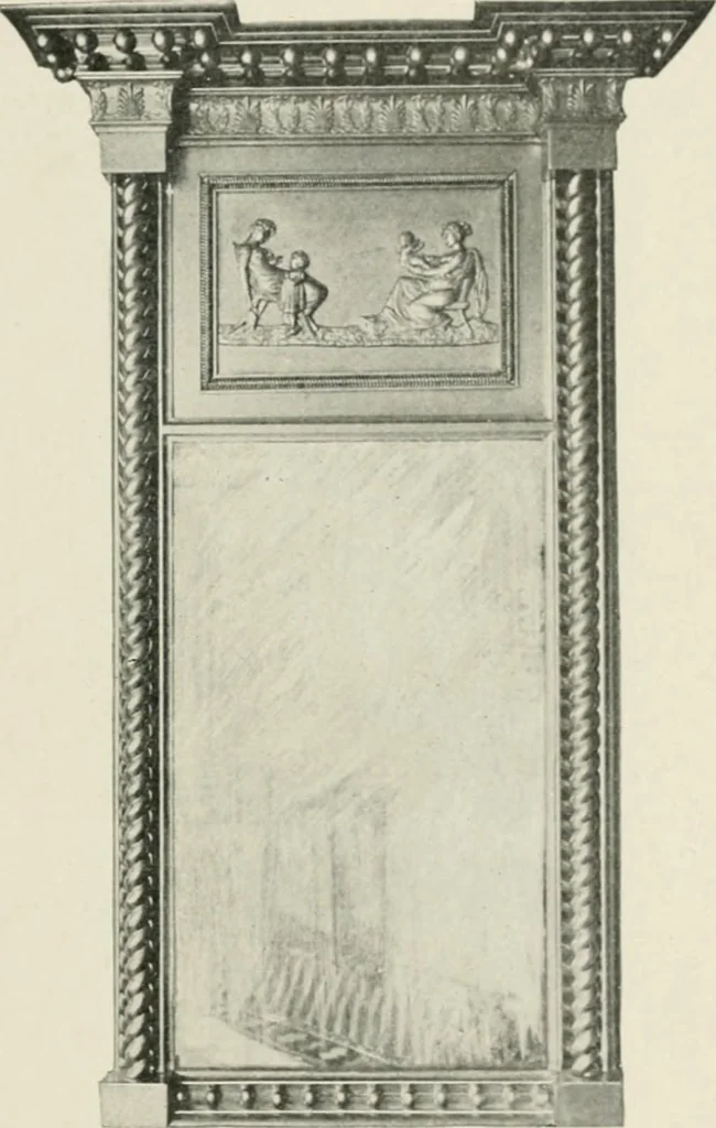 An illustration from Furniture of the olden time, 1902, leaf 385