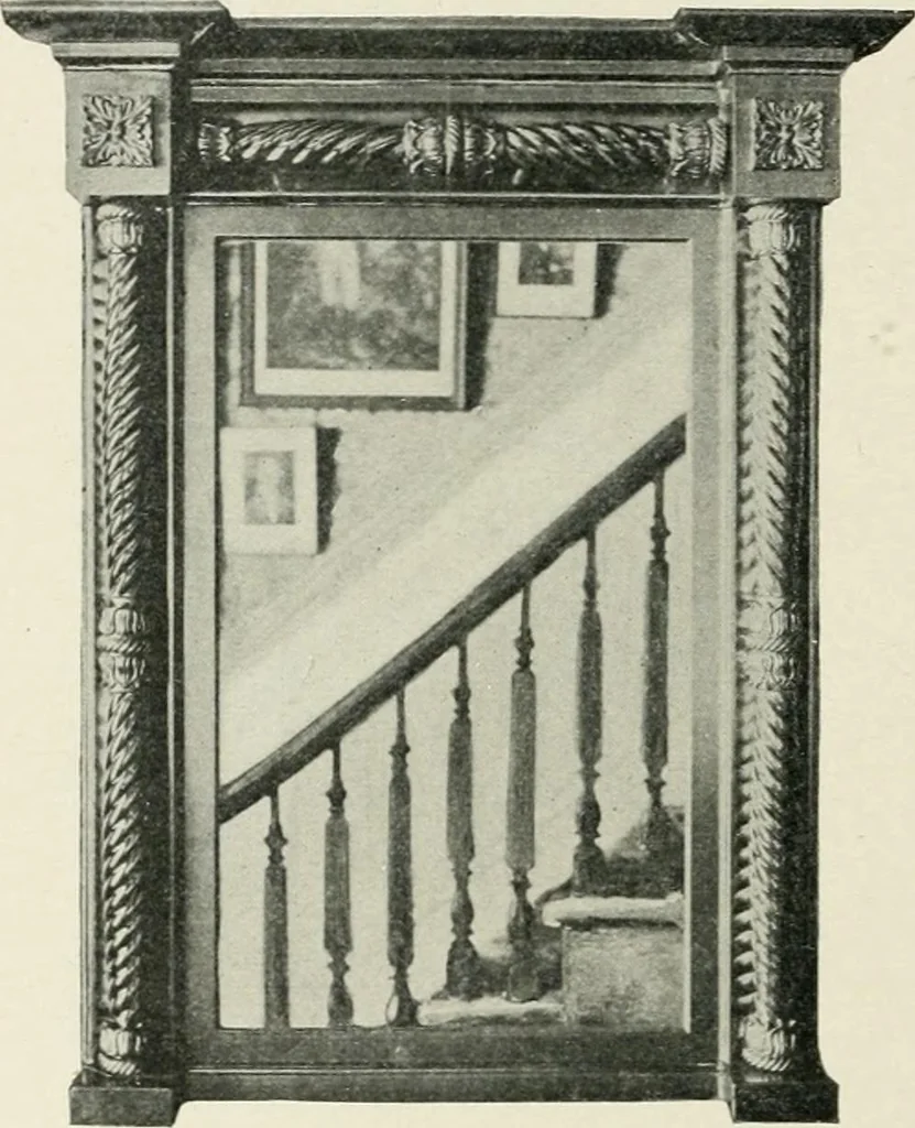 An illustration from Furniture of the olden time, 1902, leaf 386