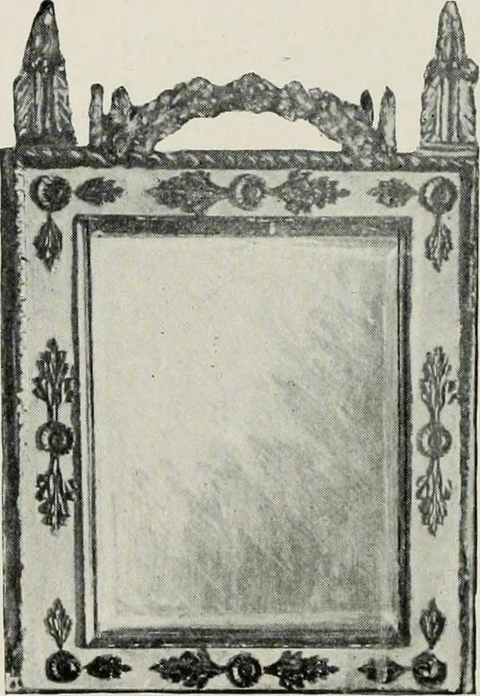 An illustration from Furniture of the olden time, 1913, leaf 129
