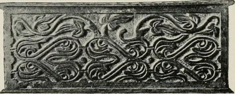 An illustration from Furniture of the olden time, 1913, leaf 130