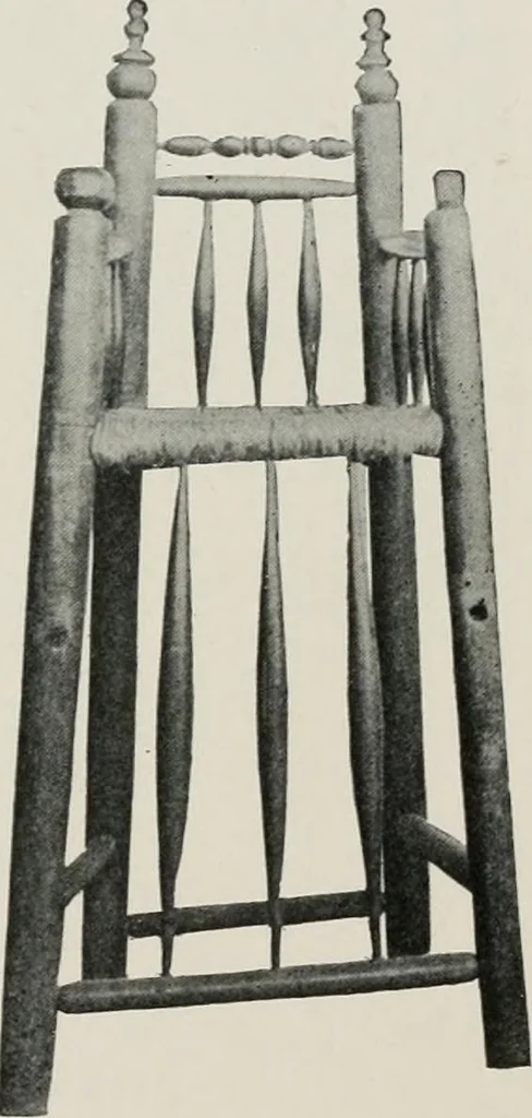 An illustration from Furniture of the olden time, 1913, leaf 164