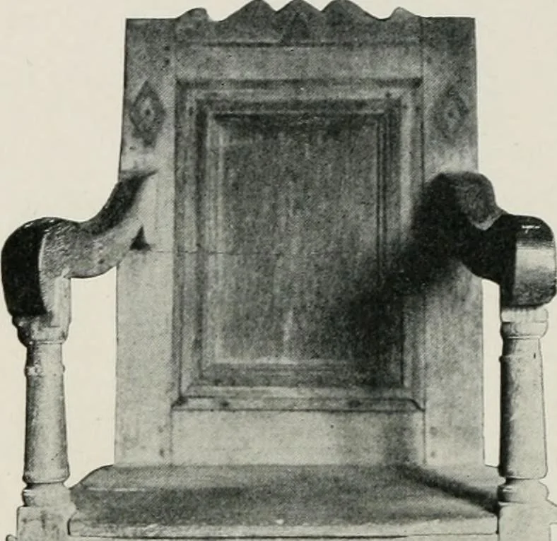 An illustration from Furniture of the olden time, 1913, leaf 167