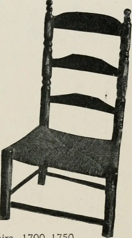 An illustration from Furniture of the olden time, 1913, leaf 178