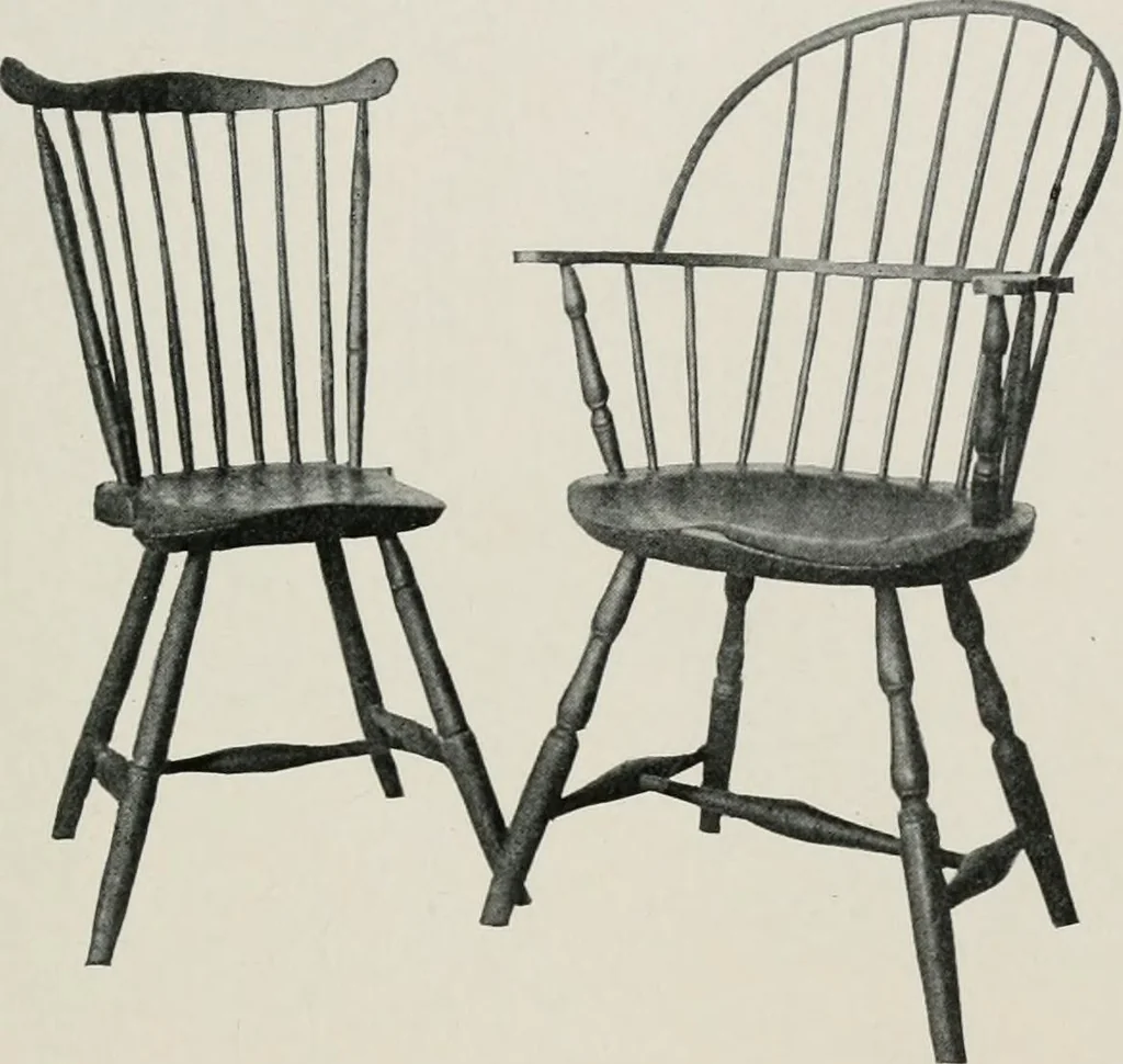 An illustration from Furniture of the olden time, 1913, leaf 180