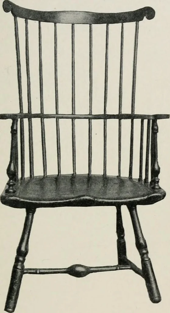 An illustration from Furniture of the olden time, 1913, leaf 182