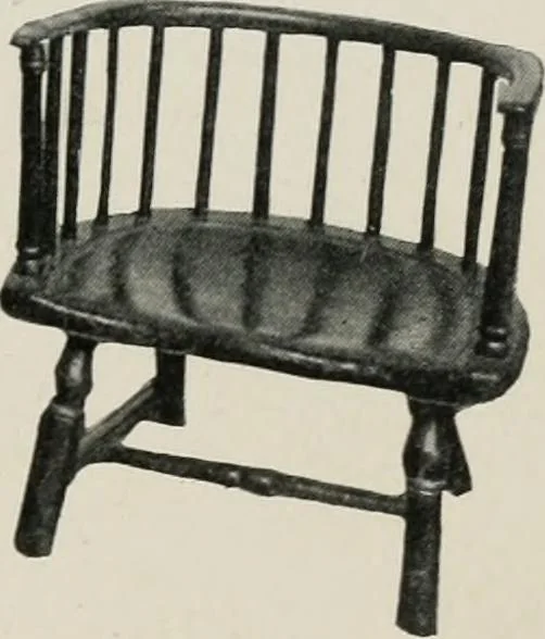 An illustration from Furniture of the olden time, 1913, leaf 182
