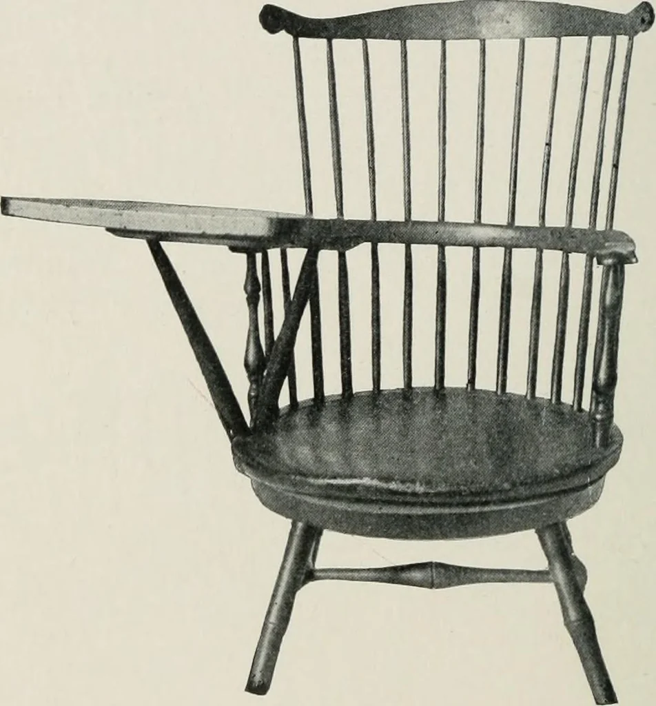 An illustration from Furniture of the olden time, 1913, leaf 183