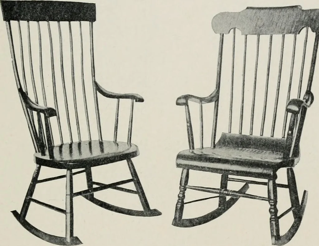 An illustration from Furniture of the olden time, 1913, leaf 184