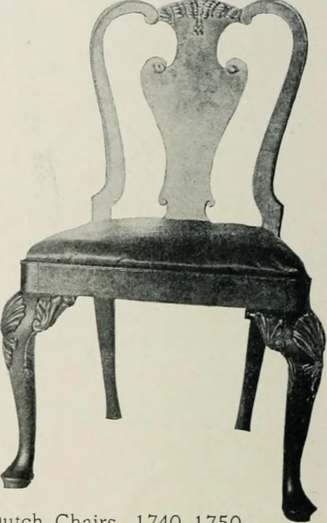 An illustration from Furniture of the olden time, 1913, leaf 187
