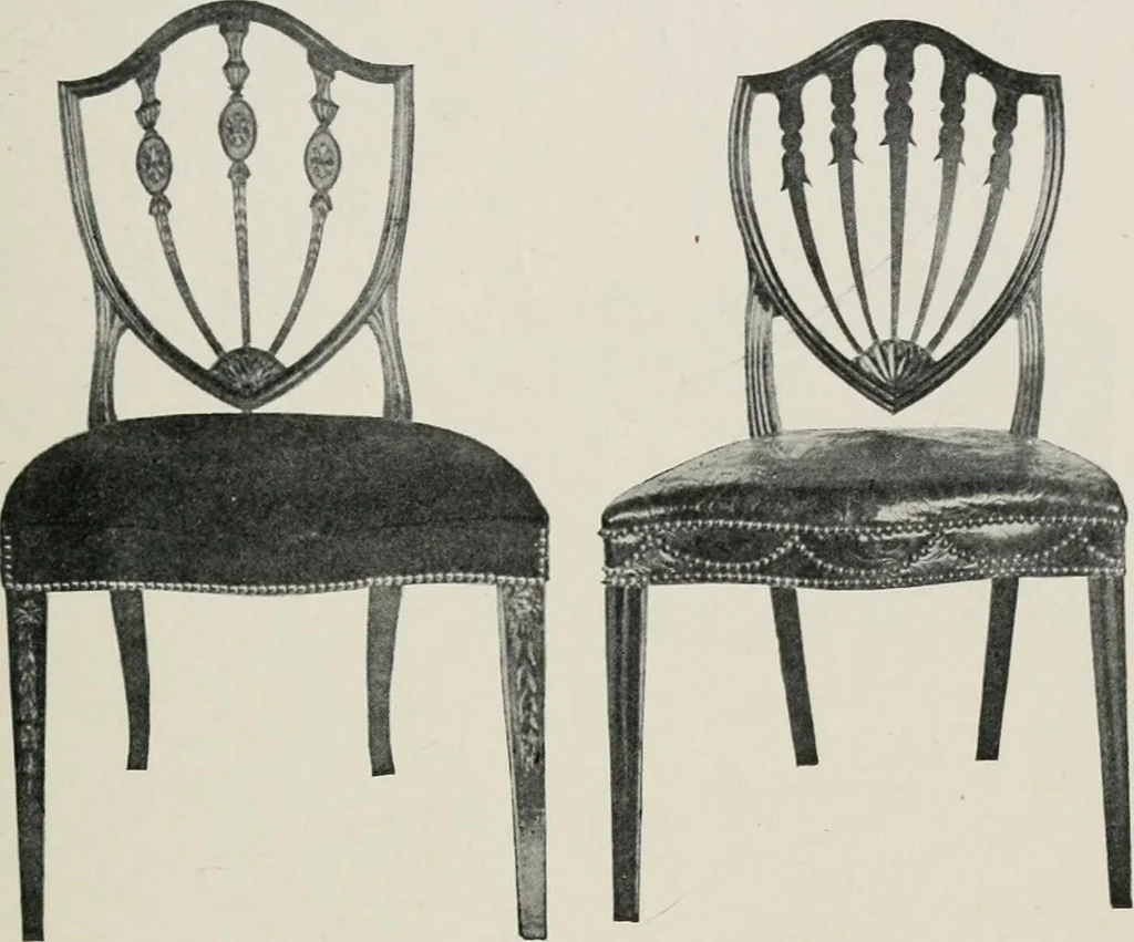 An illustration from Furniture of the olden time, 1913, leaf 206