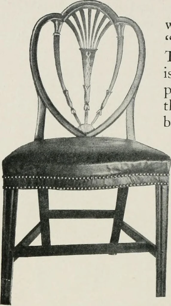 An illustration from Furniture of the olden time, 1913, leaf 207