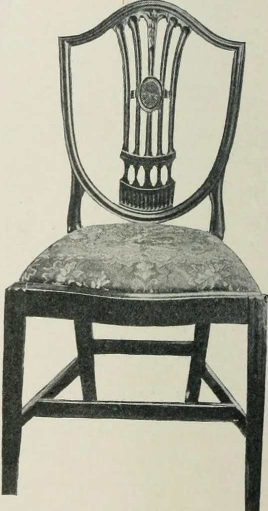 An illustration from Furniture of the olden time, 1913, leaf 207
