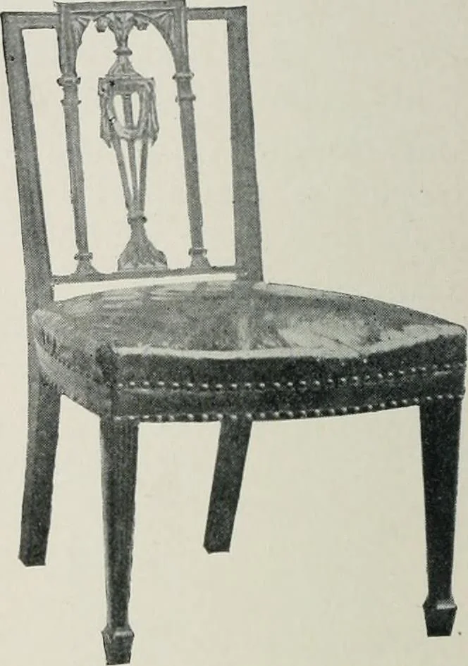 An illustration from Furniture of the olden time, 1913, leaf 211